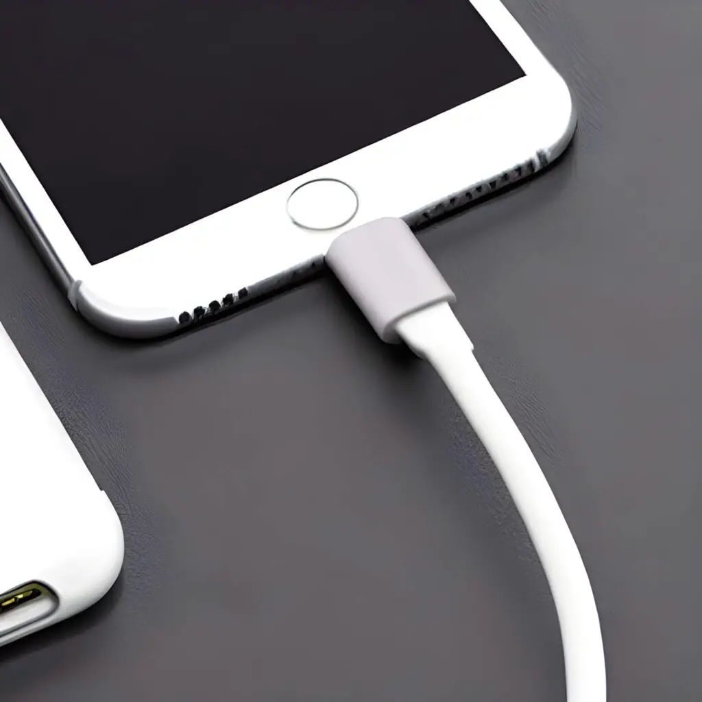 Check iPhone Charging Cable And Adapter